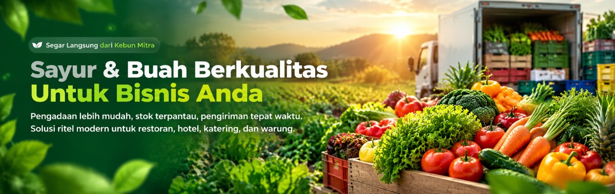banner buah sayur
